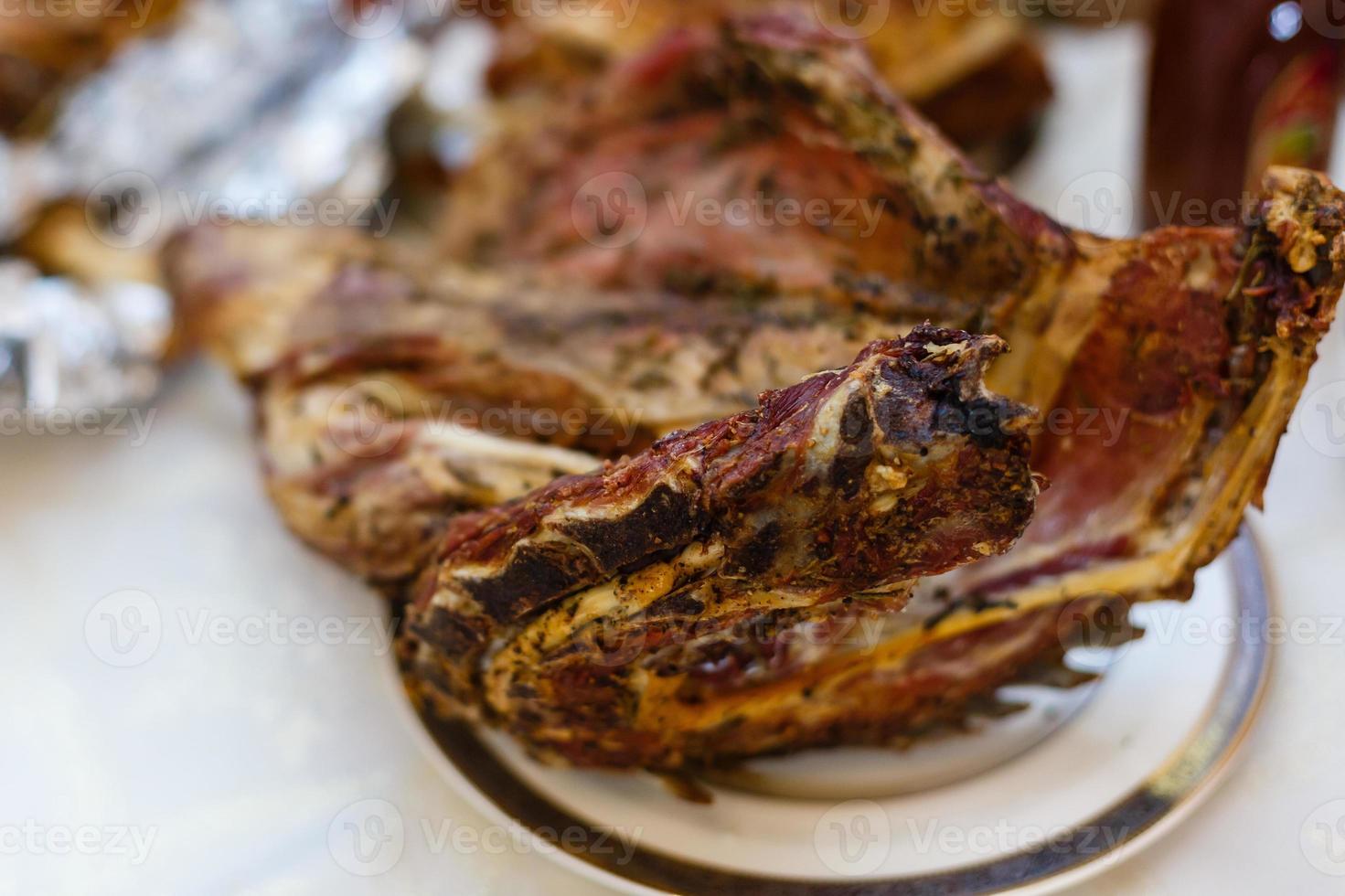 mutton ribs baked photo