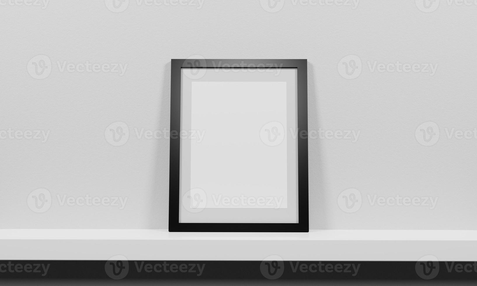 3d rendering minimalist photo frame mockup 17656778 Stock Photo at Vecteezy