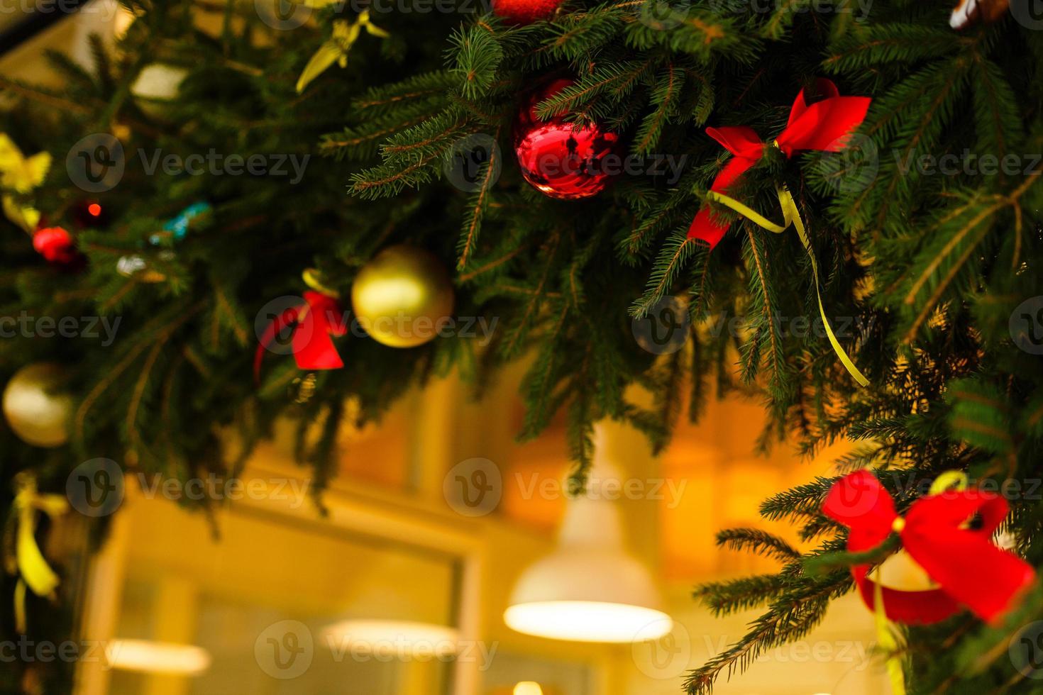 Christmas background. New Year interior design. photo