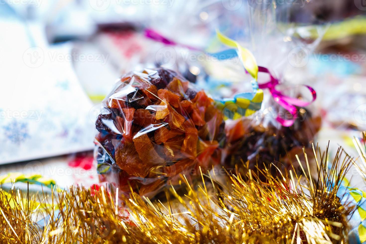 dried fruits in a bag photo