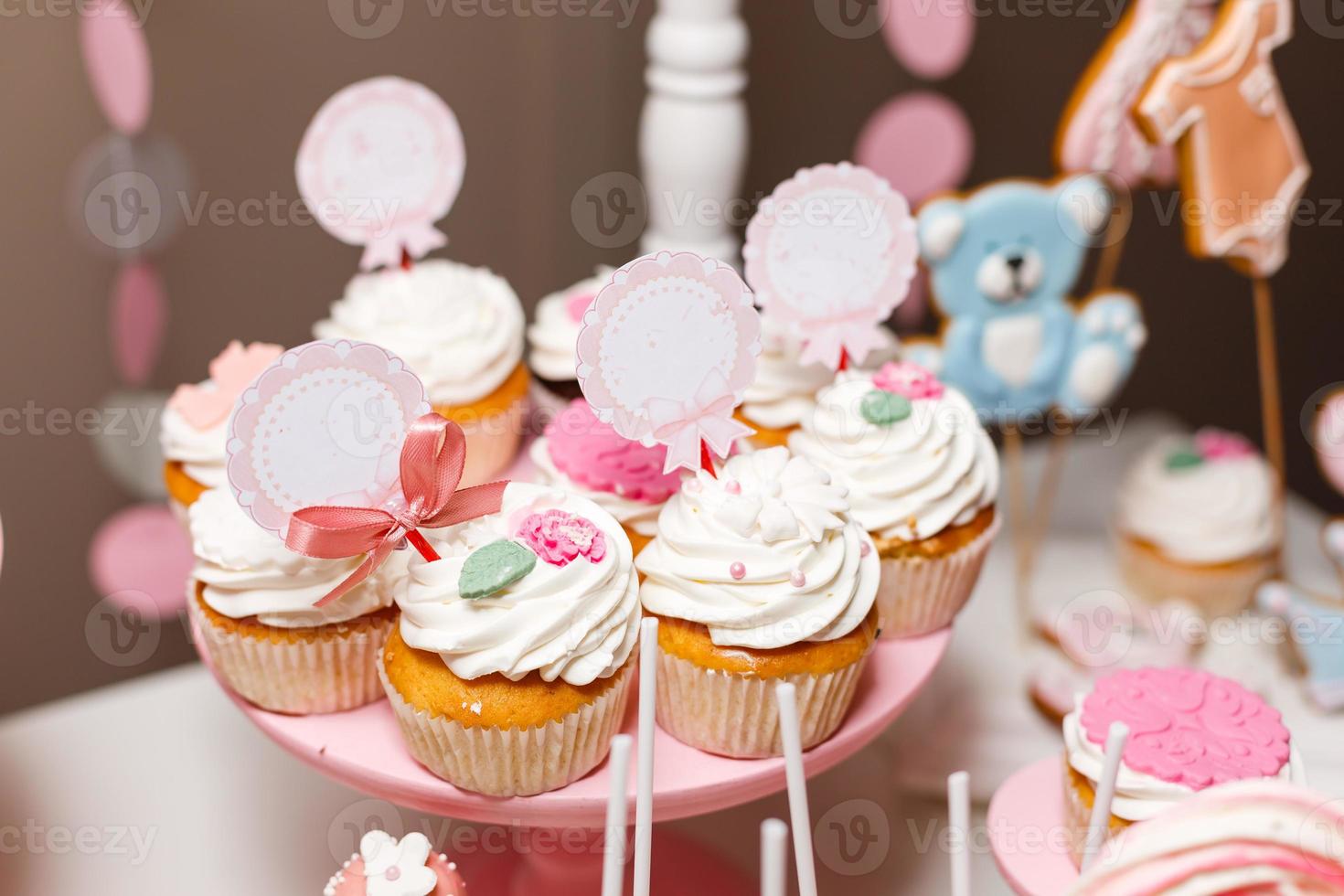 Candy bar at Birthday party photo