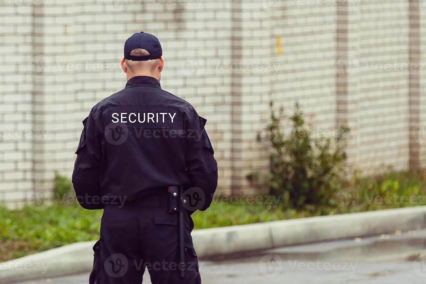 protección de guardia de seguridad foto