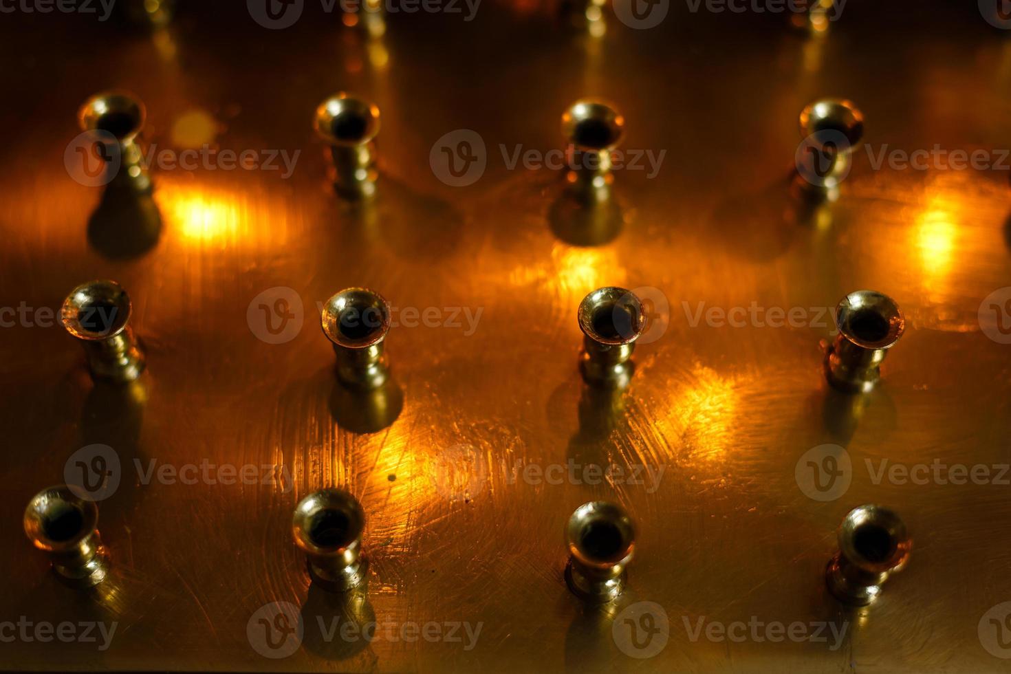Empty candlestick in the church as a symbol photo