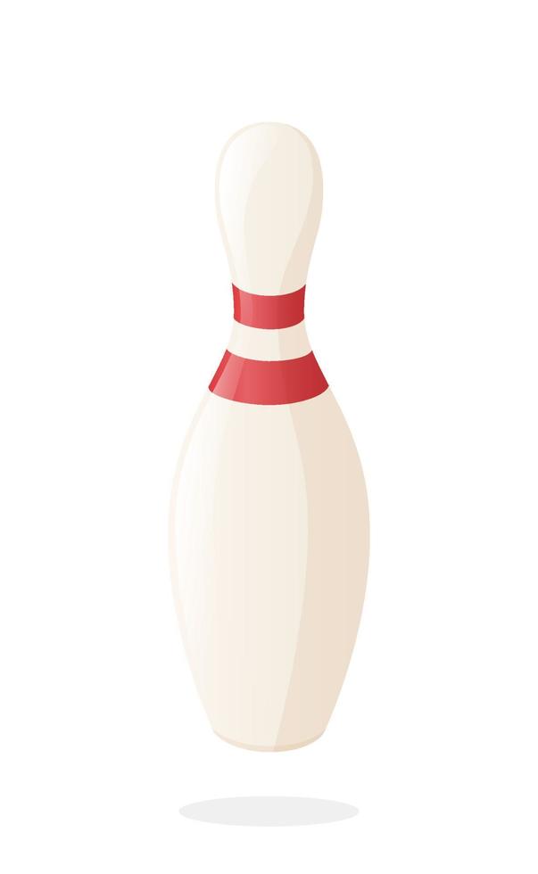 One bowling pin illustration vector