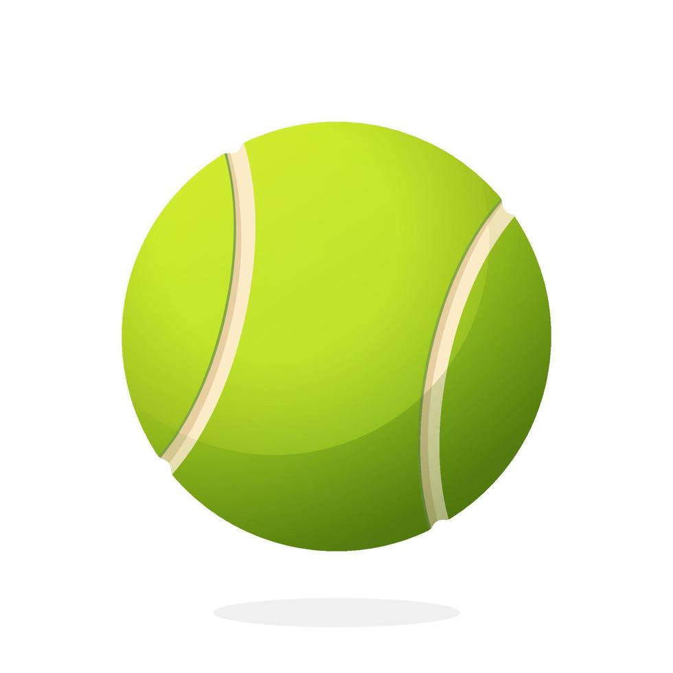 Ilustración de pelota de tenis vector