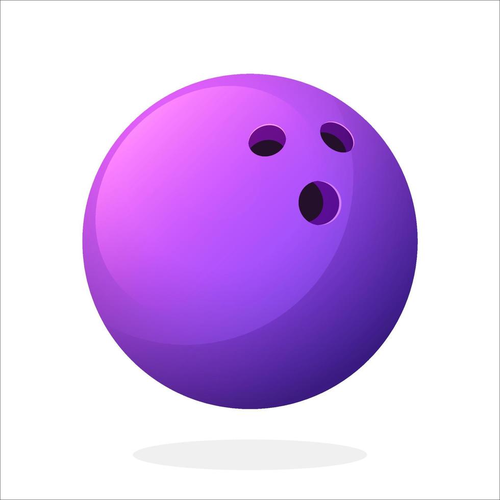 Bowling ball illustration vector