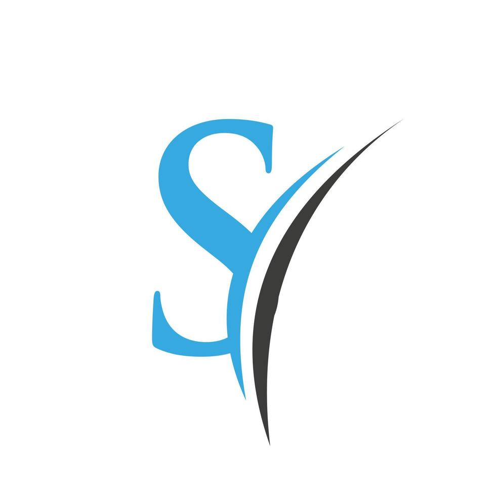 Initial S Letter Alphabet Logo Design In Vector Format