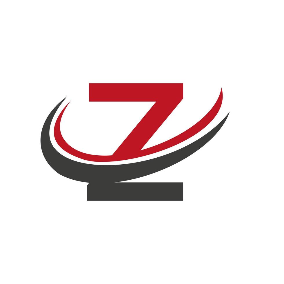 logotipo inicial de la letra z para la identidad empresarial y empresarial vector