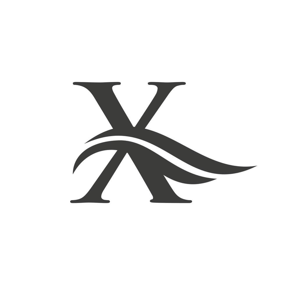 diseño de icono de logotipo de letra x vector