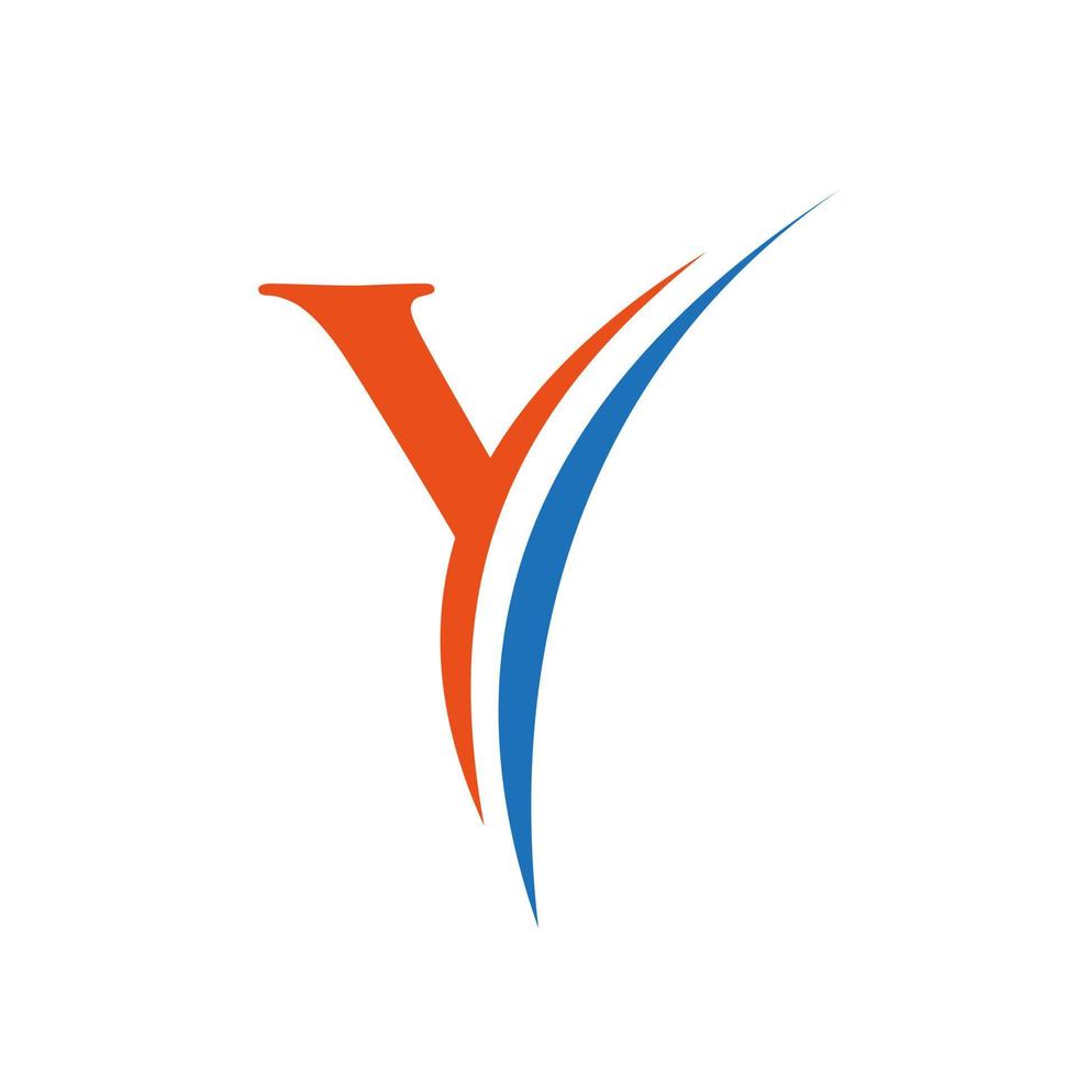 Initial Y Letter Alphabet Logo Design In Vector Format
