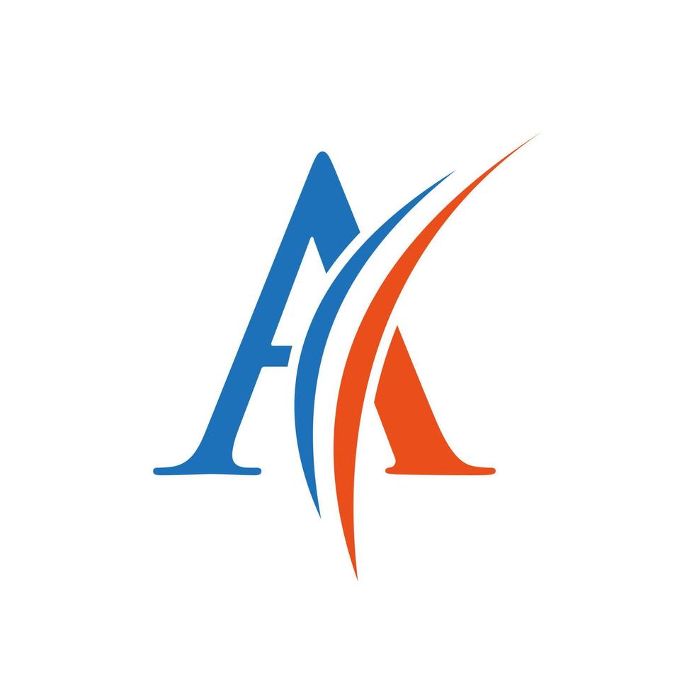 Initial A Letter Alphabet Logo Design In Vector Format