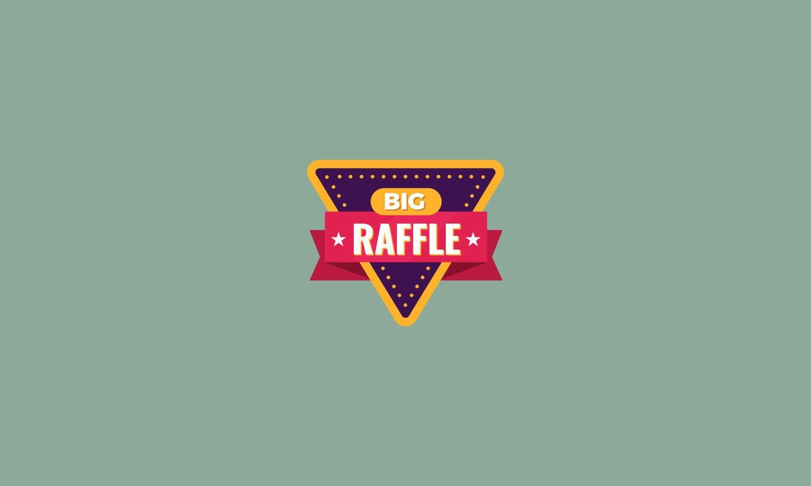 big raffle vector illustration flat design