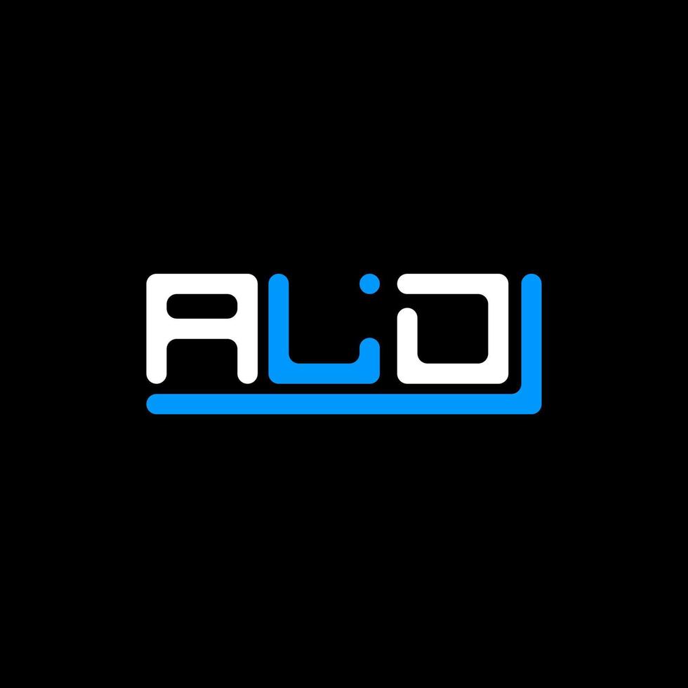diseño creativo del logotipo de letra ald con gráfico vectorial, logotipo simple y moderno ald. vector