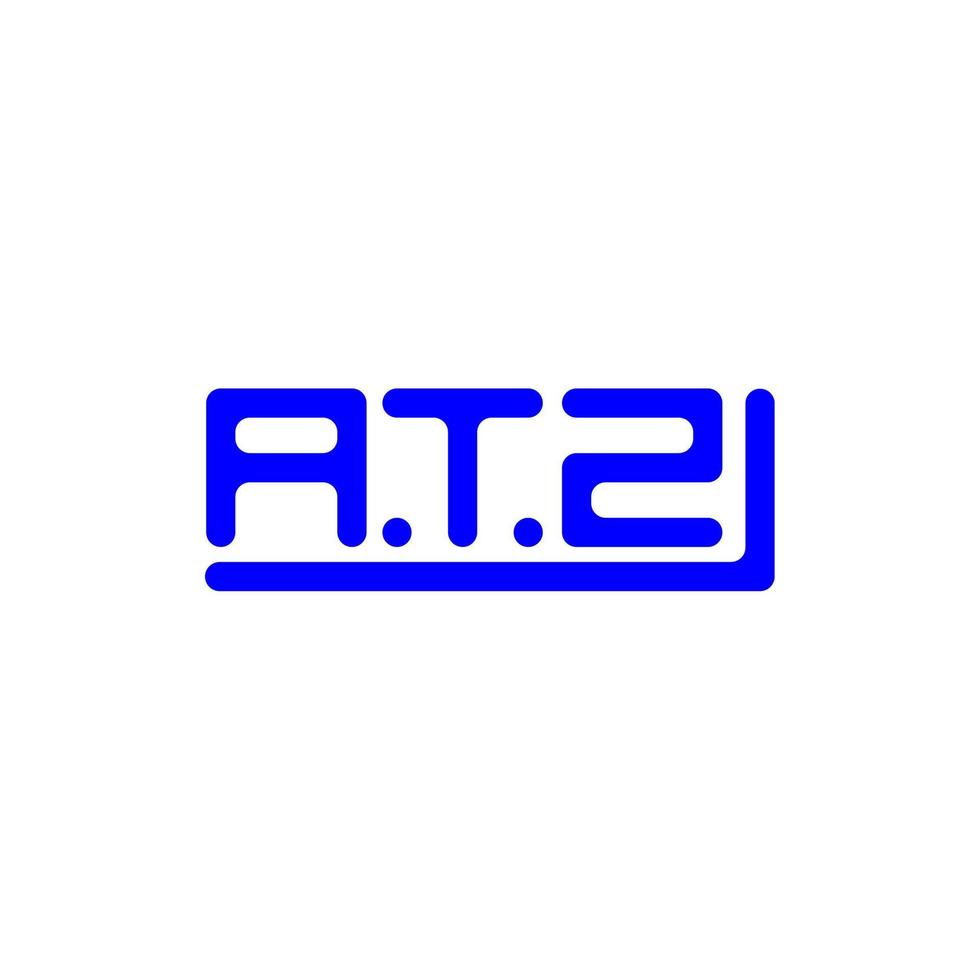 ATZ letter logo creative design with vector graphic, ATZ simple and modern logo.
