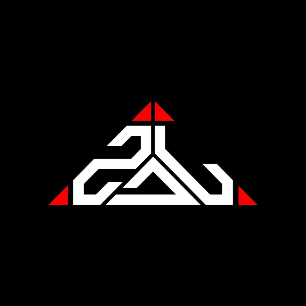 ZDL letter logo creative design with vector graphic, ZDL simple and modern logo.