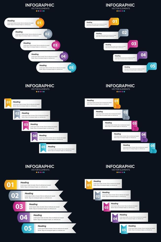 Make your presentation memorable with our vector infographics pack.