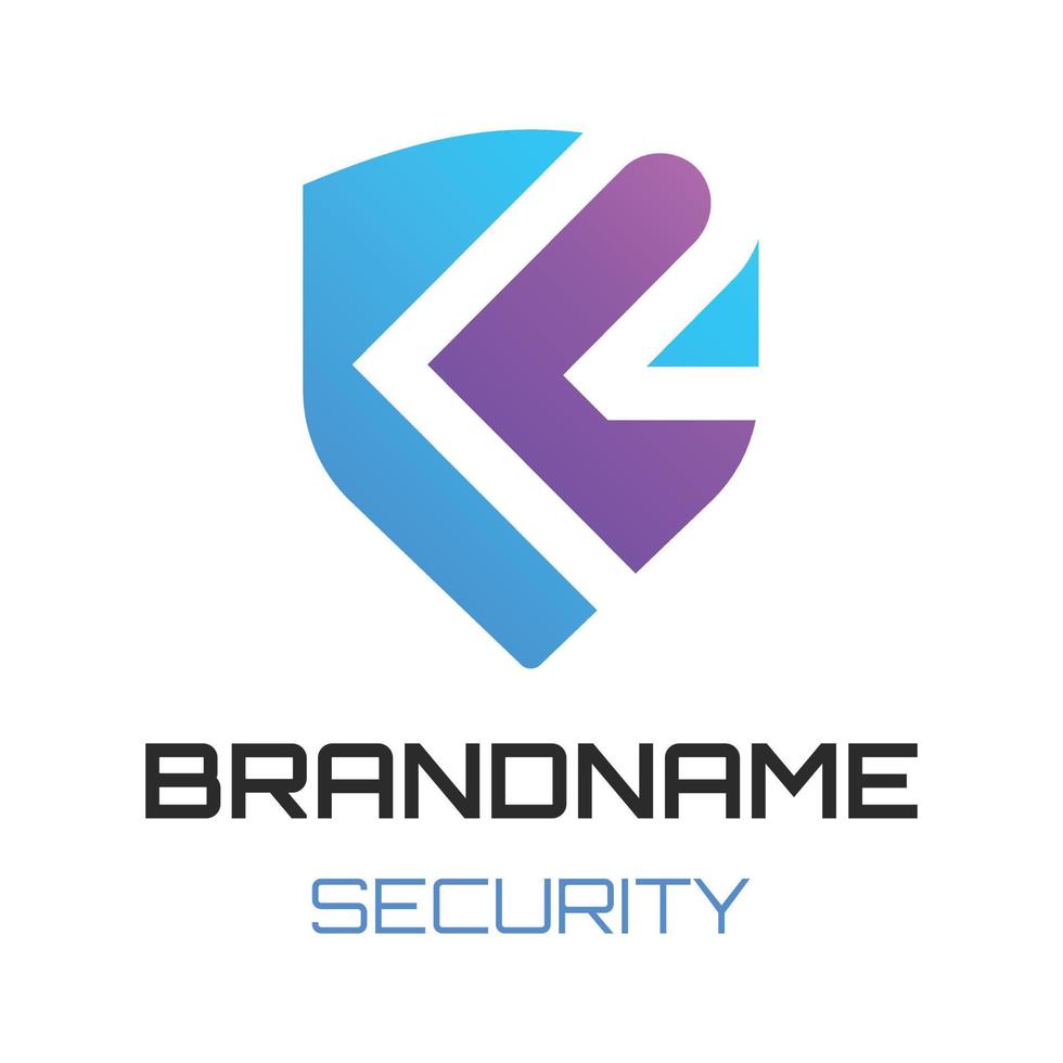 Logo Data security account for application companies in technology vector