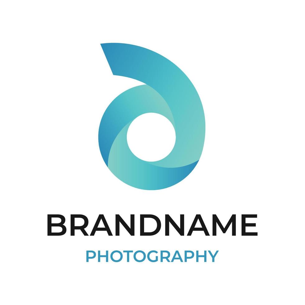 Photography and photoshoot logo templates vector