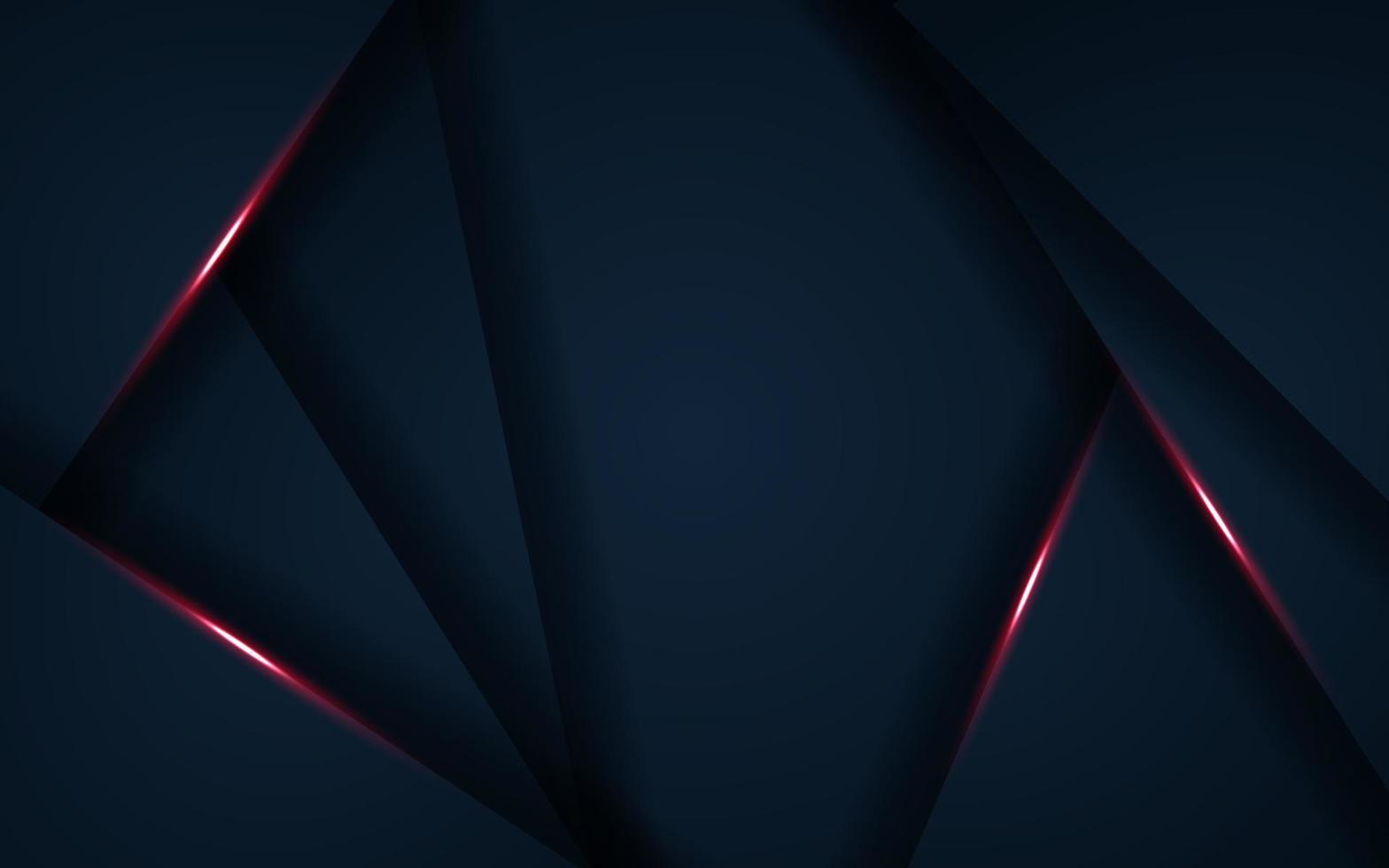 abstract dark navy with red light line and text on blank space for text design modern luxury futuristic background vector illustration