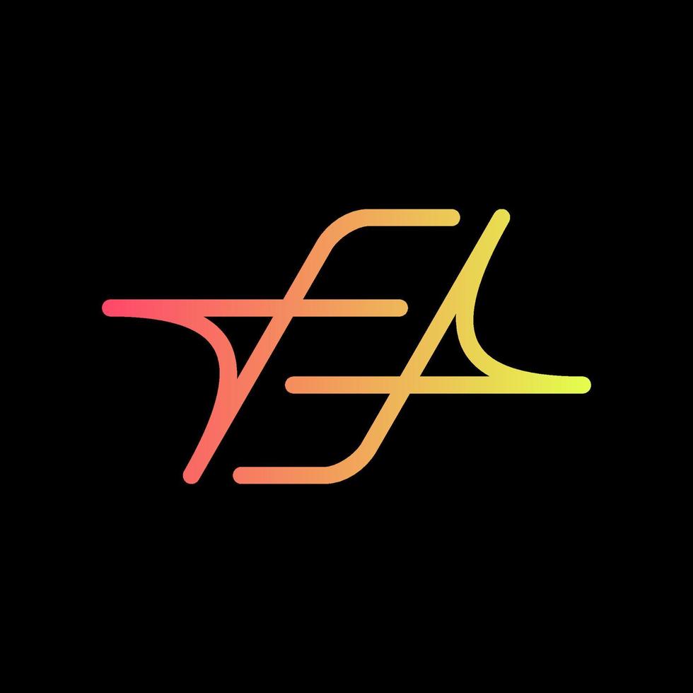 FF logo design concept with background. Initial based creative minimal monogram icon letter. Modern luxury alphabet vector design