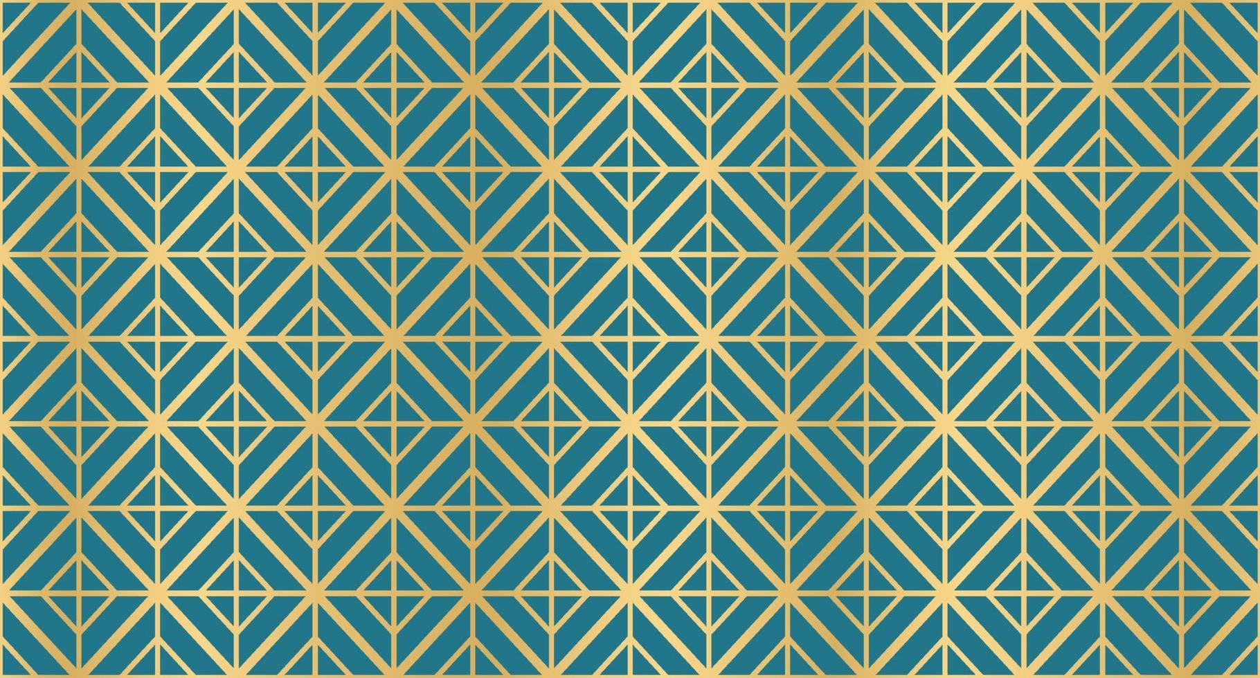 fondo abstracto con adorno islámico. motivo de mosaico con líneas doradas. patrón de ornamento geométrico árabe sin costuras. textura geométrica árabe. fondo islámico. ilustración vectorial vector