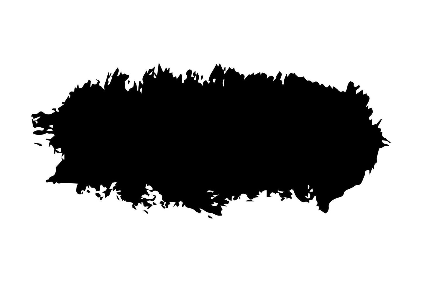 Black Distress Brushes. Grunge Texture. Splash Banner. vector illustration.