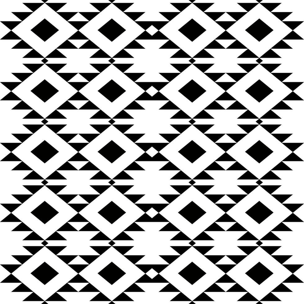 black and white seamless geometric pattern background vector