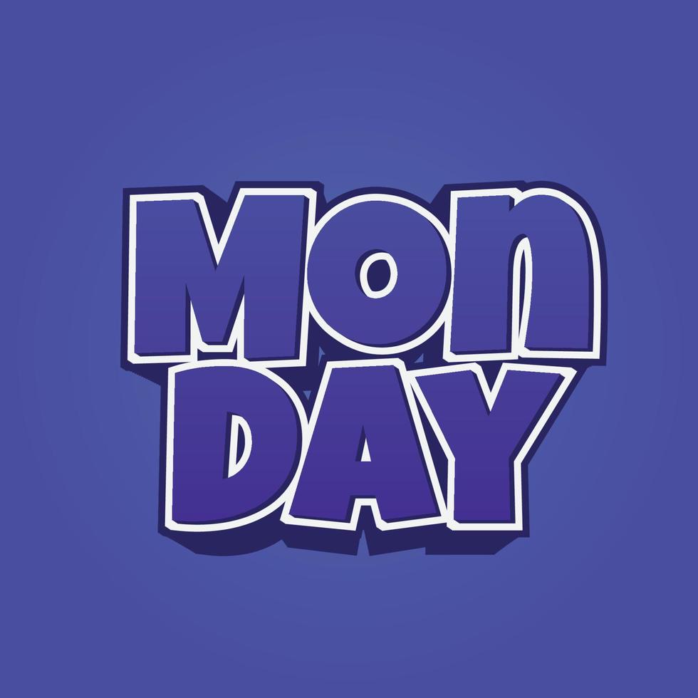 Day Text Effect vector