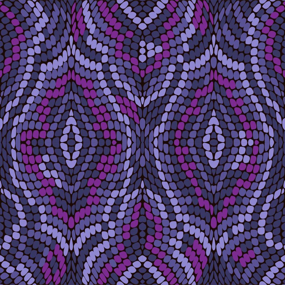 Snake skin Reptile Seamless Pattern vector