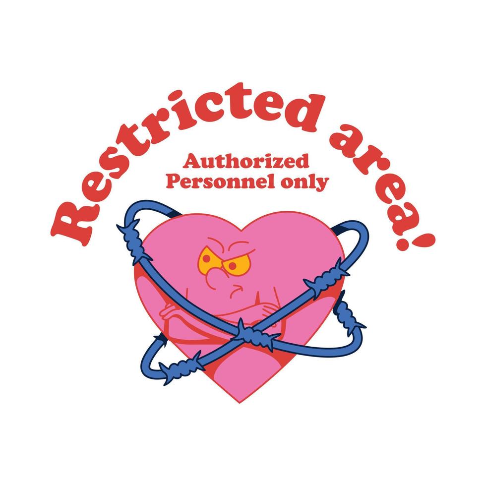 Restricted area. t-shirt art, Authorized personnel only vector art