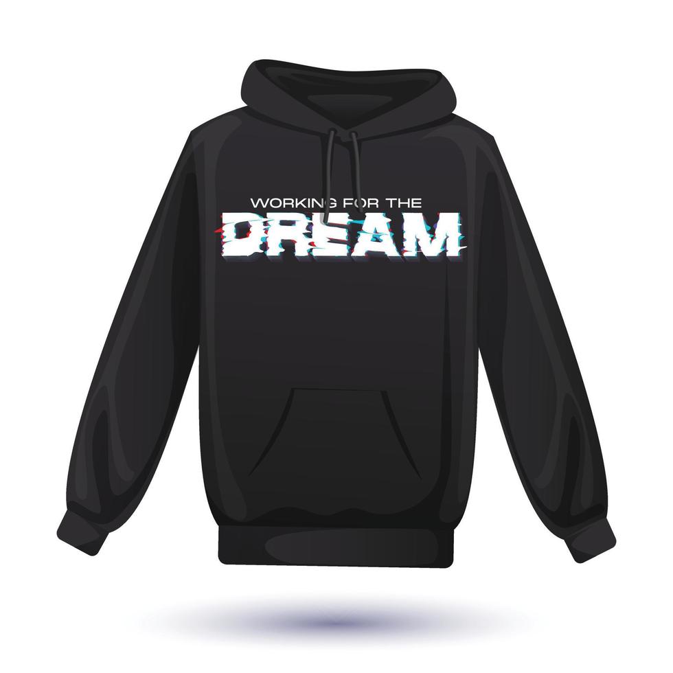 Working for dream t-shirt design vector