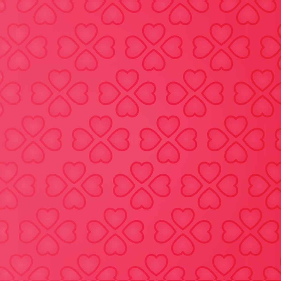 free vector background template with heart pattern