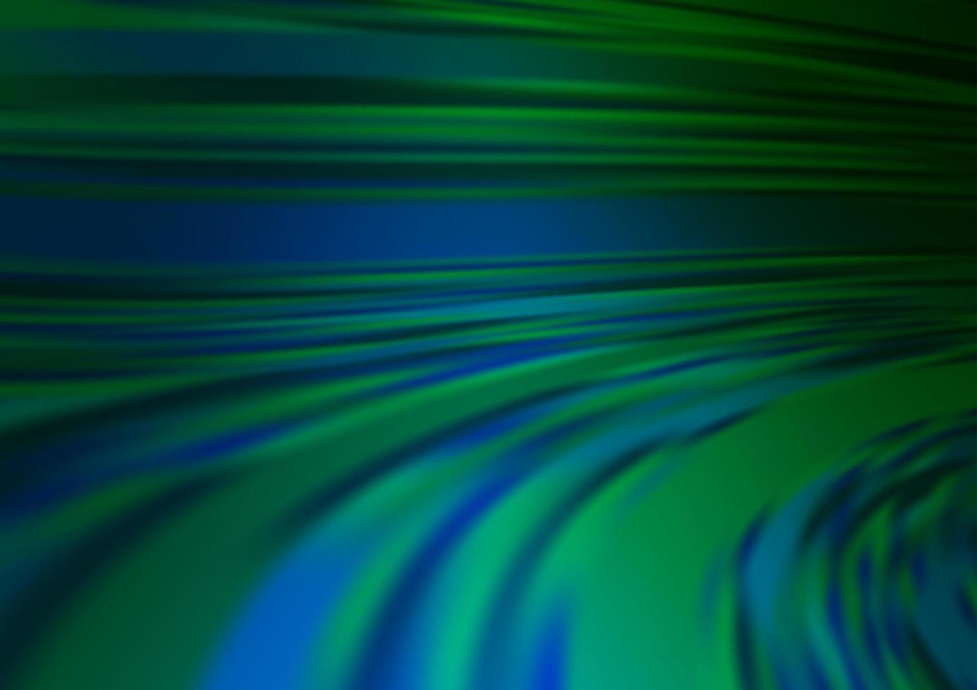 Dark Blue, Green vector blurred shine abstract background.