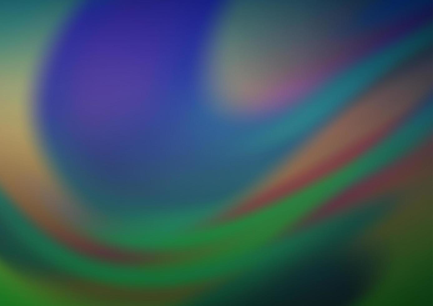 Dark Blue, Green vector bokeh pattern.