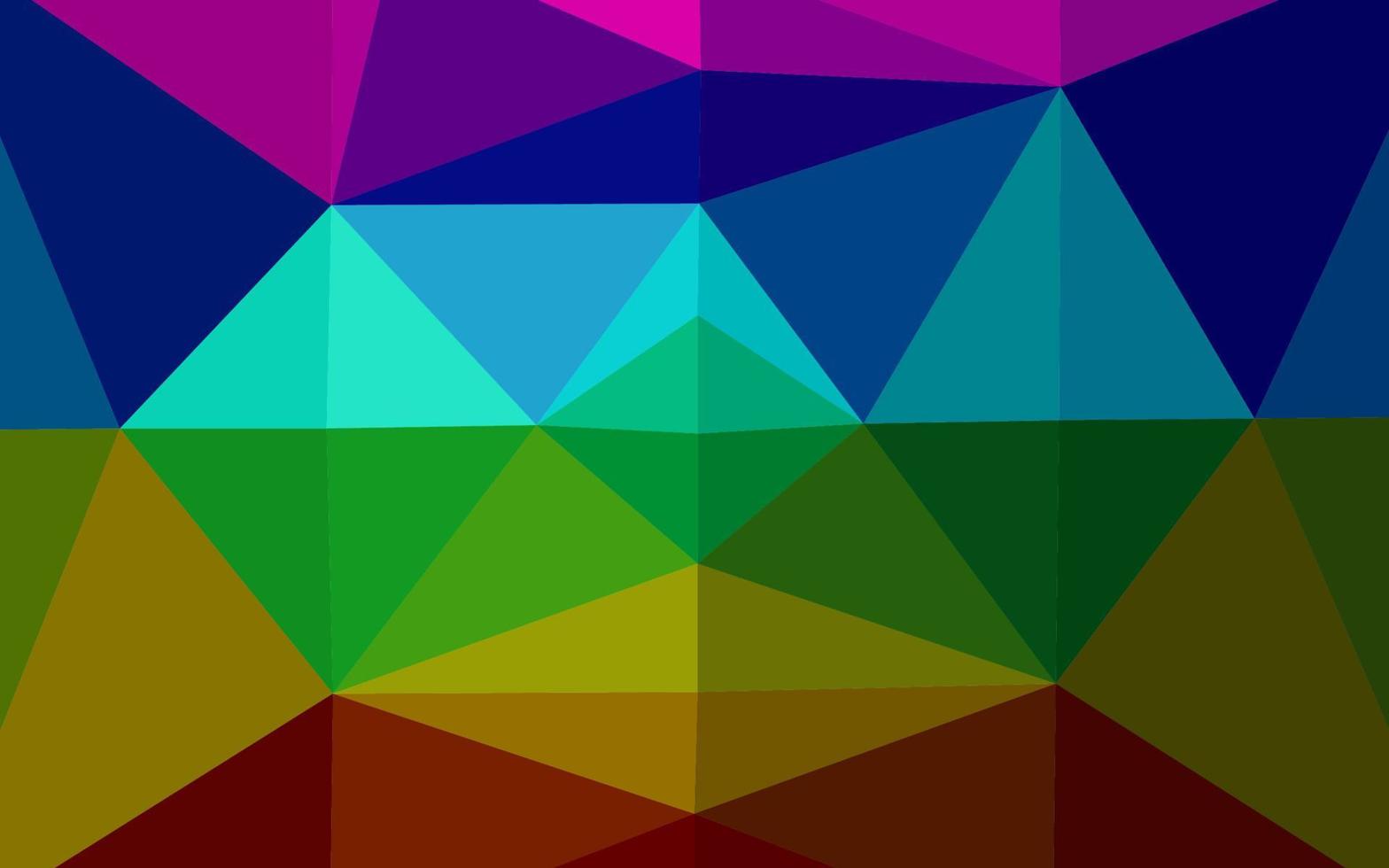 Dark Multicolor, Rainbow vector abstract polygonal cover.