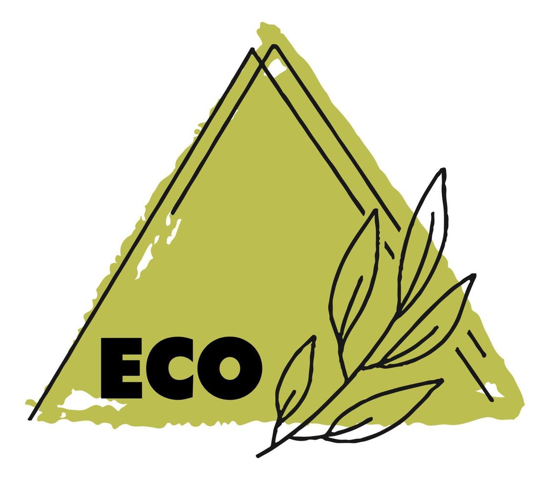 Natural and organic products, eco and safe banner vector