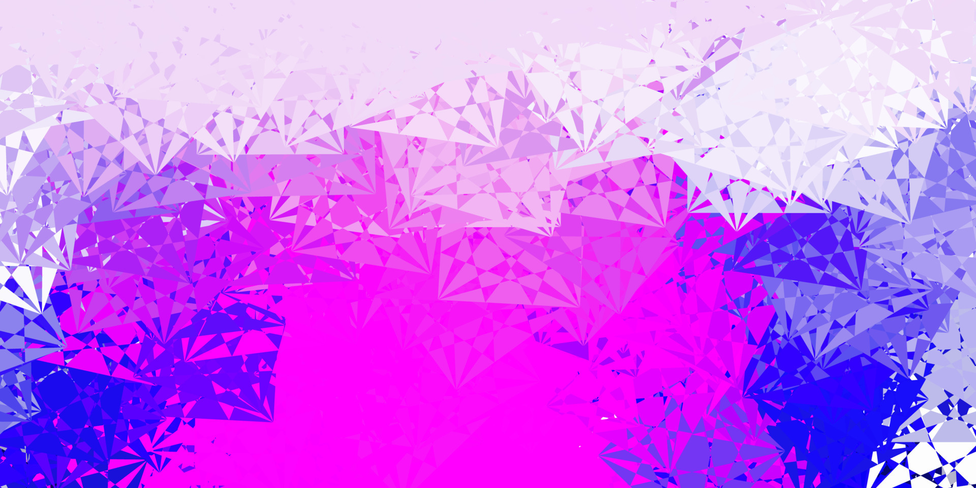 Light Purple, Pink vector background with polygonal forms. 17670394