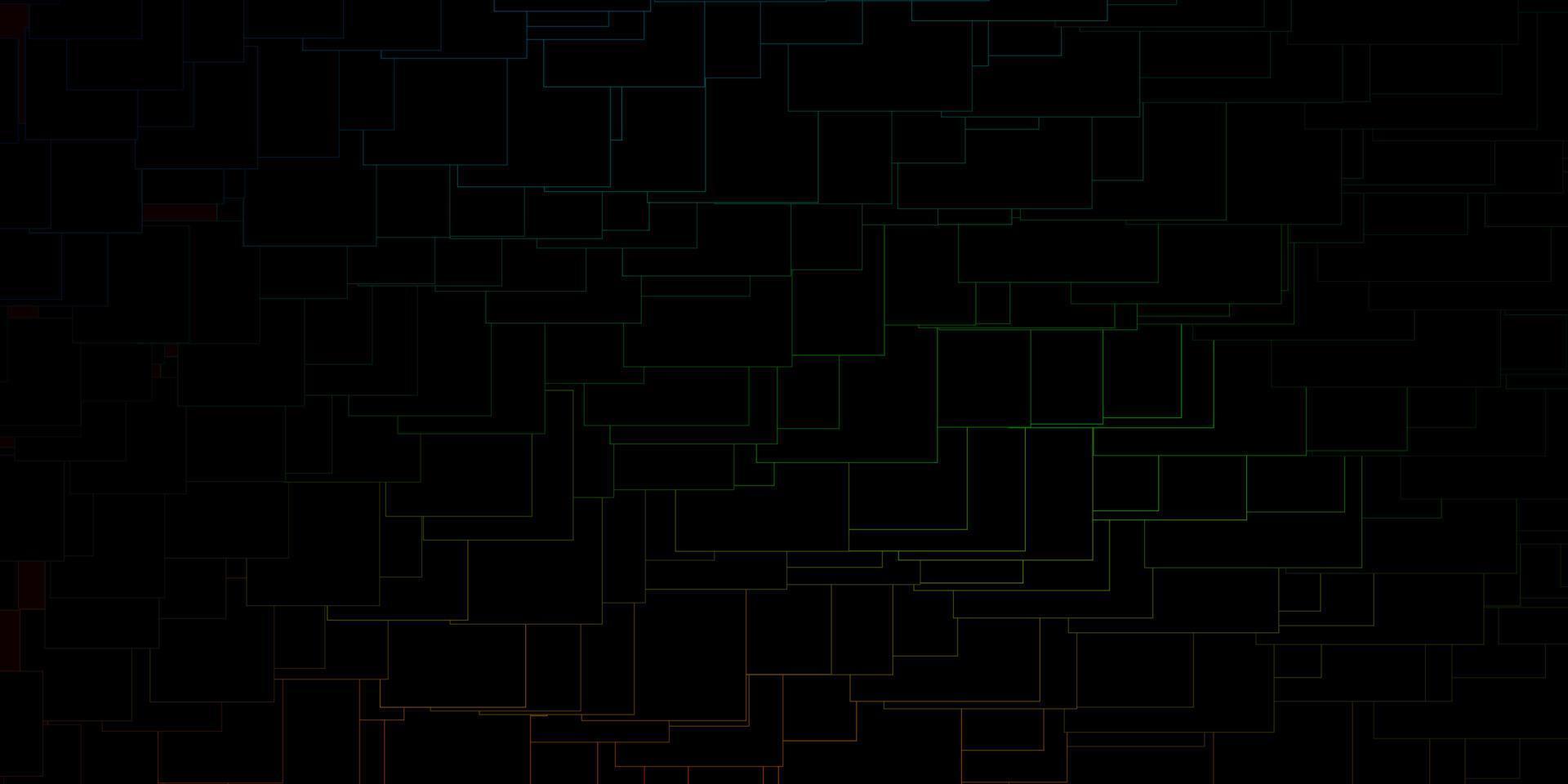 Dark Green, Red vector background in polygonal style.