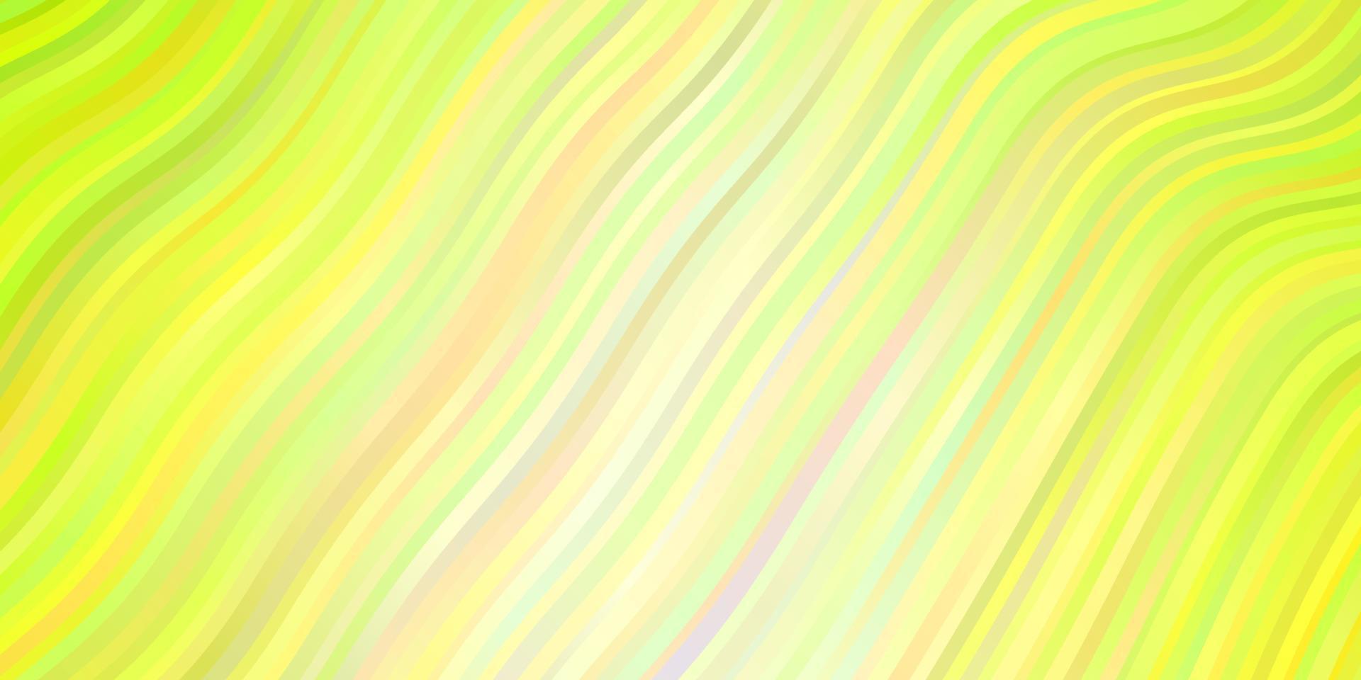 Light Green, Yellow vector texture with circular arc.