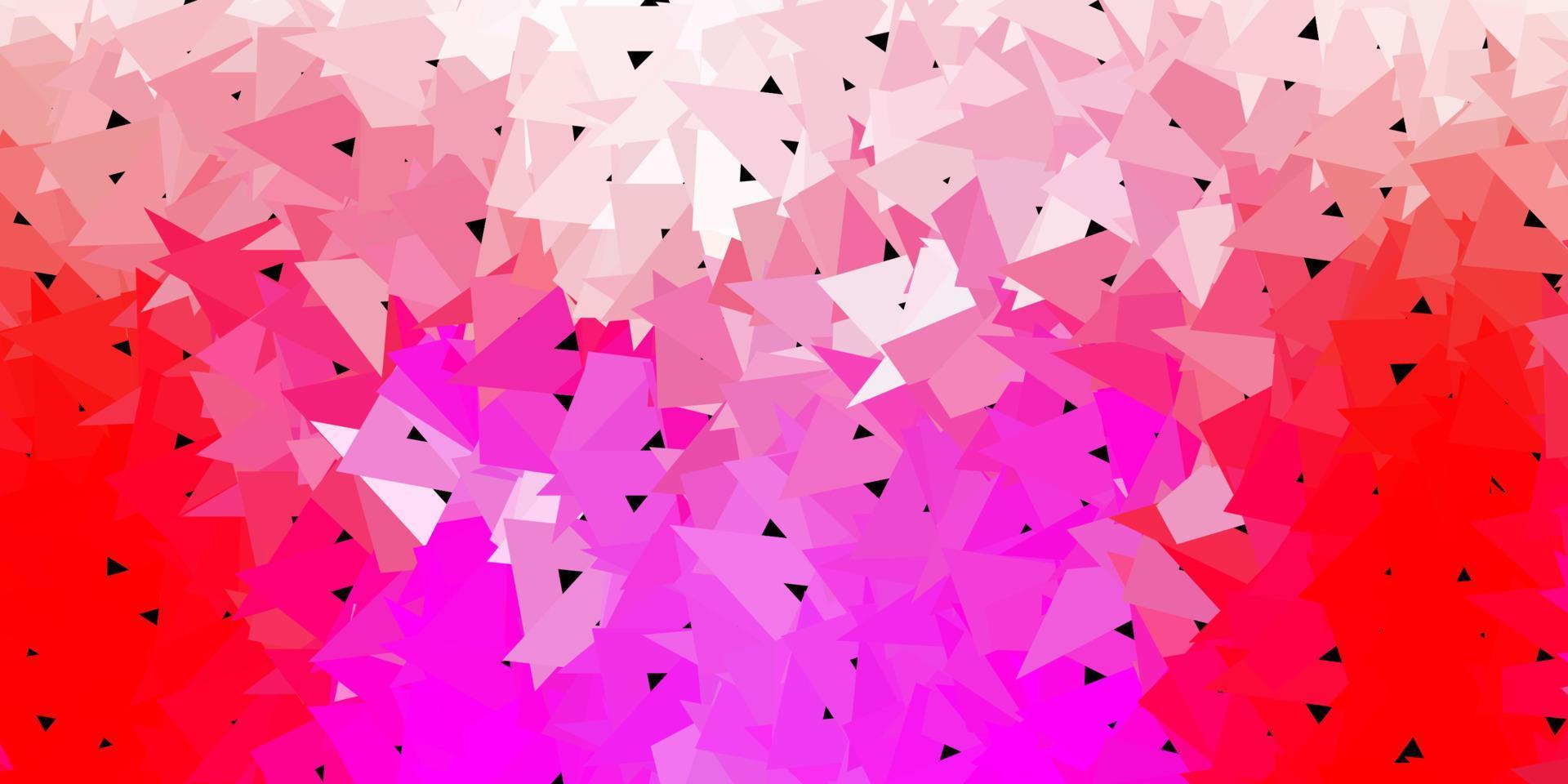 Light purple, pink vector poly triangle texture.