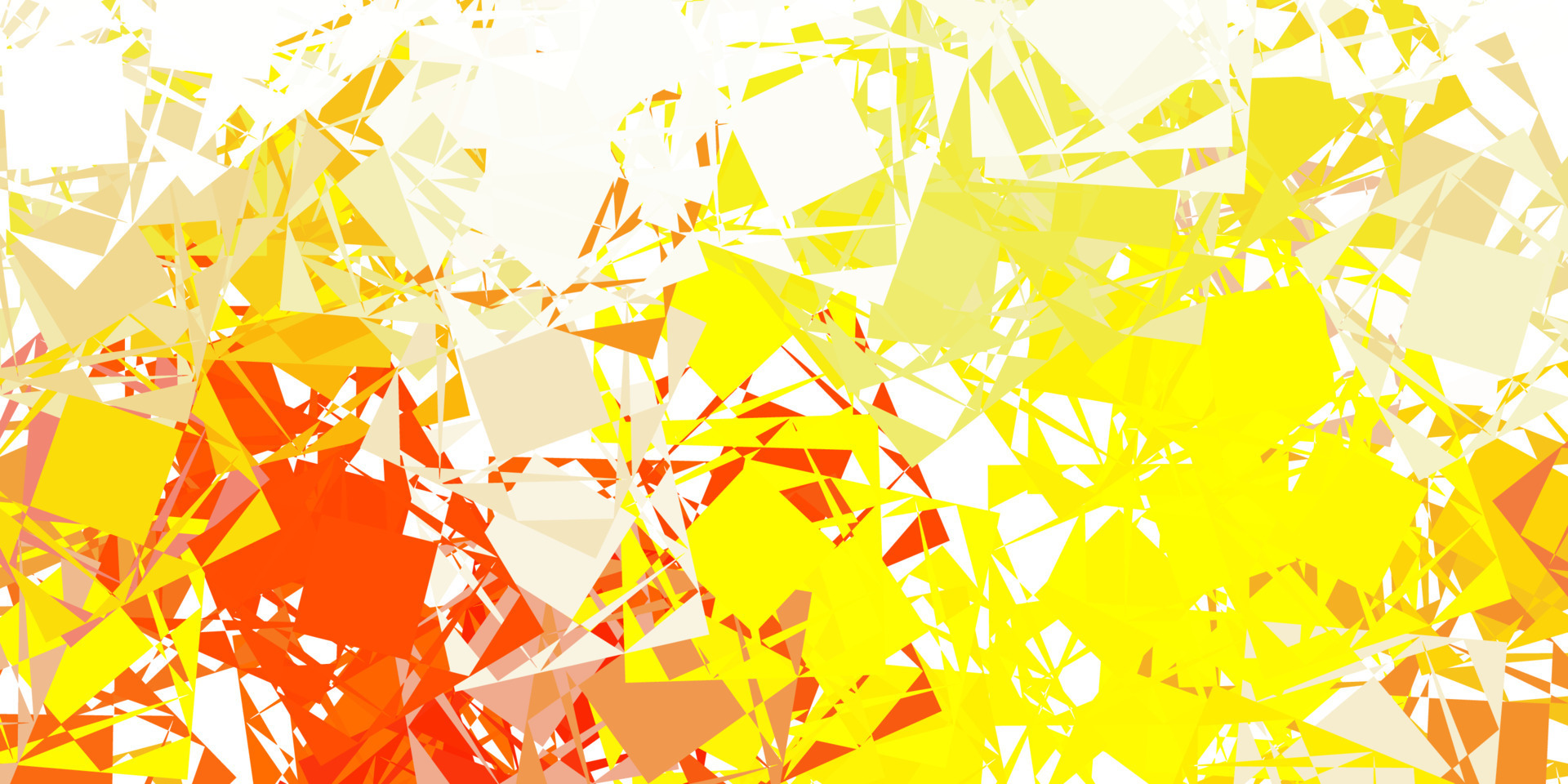 Light yellow vector layout with triangle forms. 17670530 Vector Art at