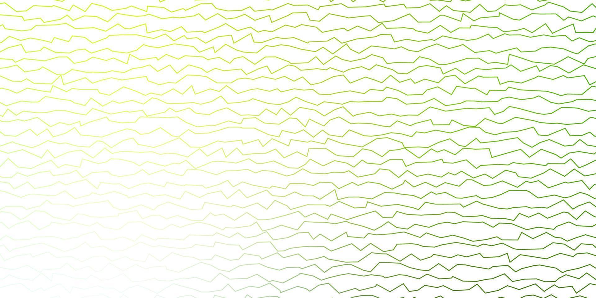Dark Green, Yellow vector pattern with wry lines.