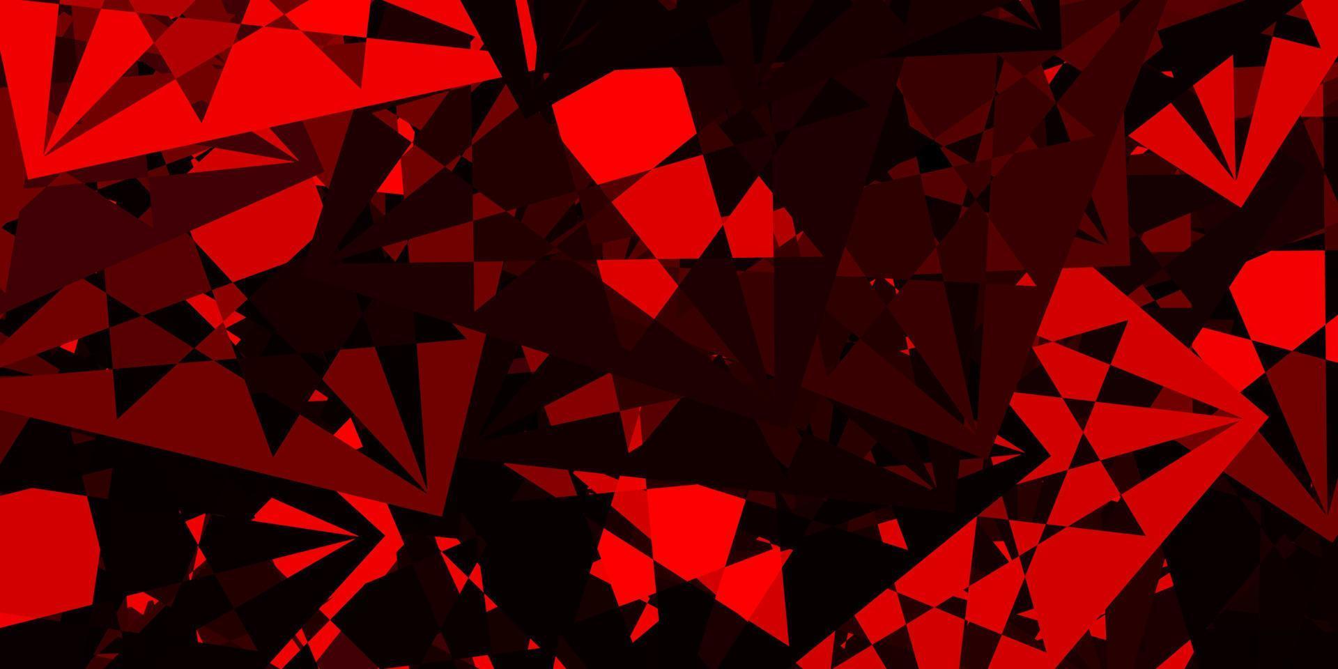 Light Red vector background with polygonal forms.