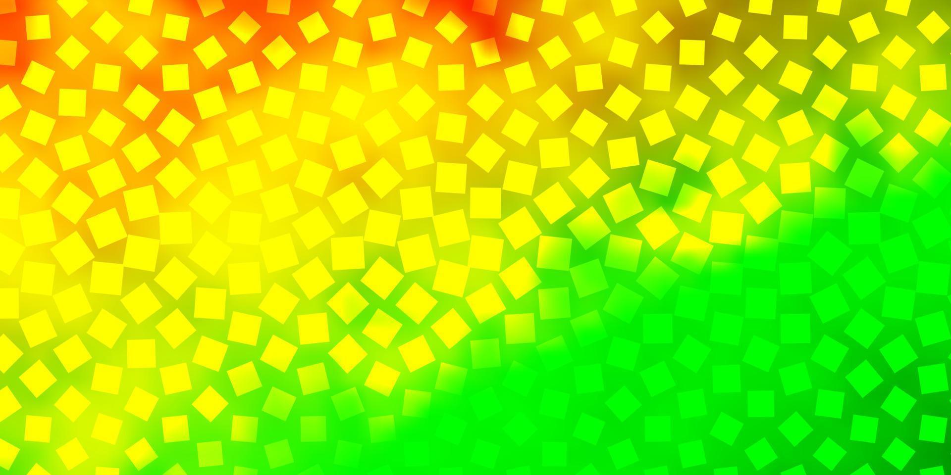 Fondo de vector verde claro, amarillo en estilo poligonal.