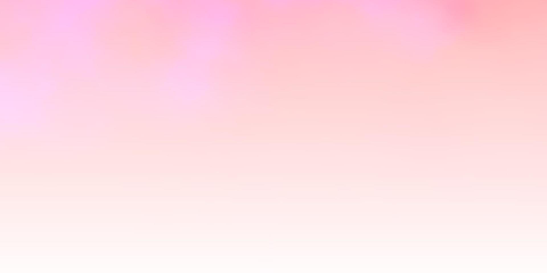 Light Pink vector background with clouds.