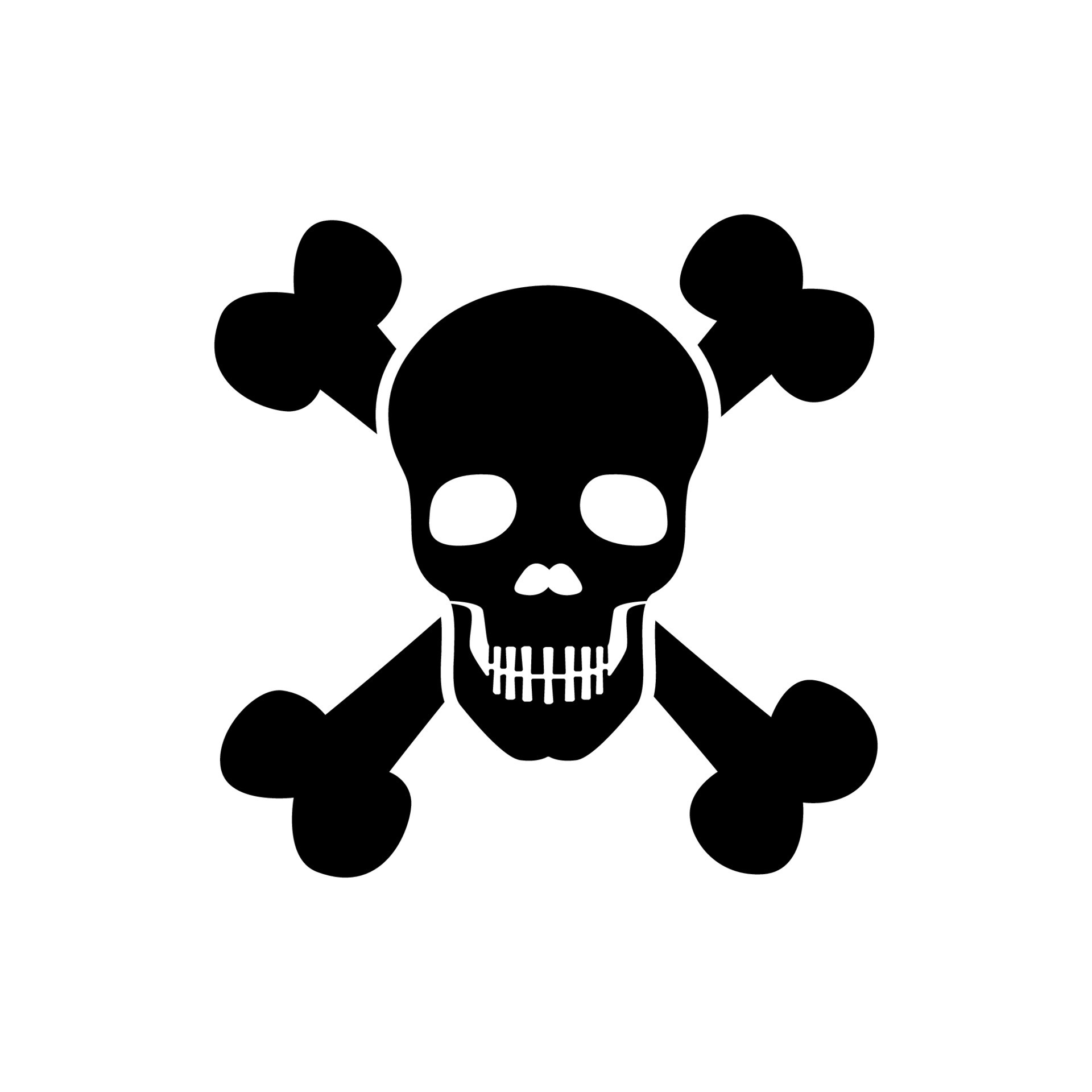 Skull icon vector 17670944 Vector Art at Vecteezy