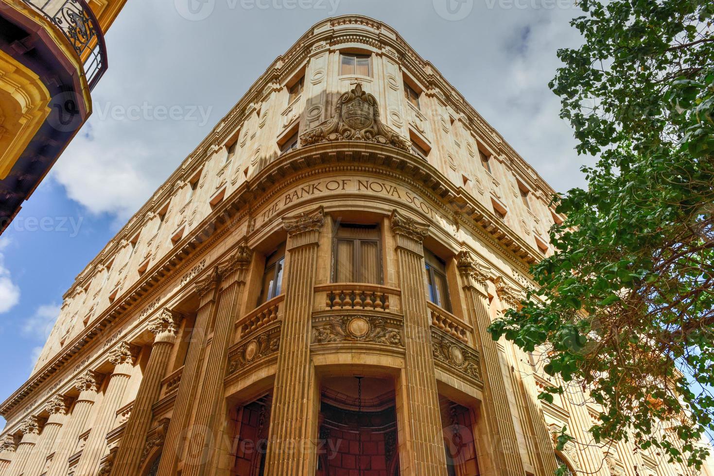 The Bank of Nova Scotia building in Havana Cuba photo