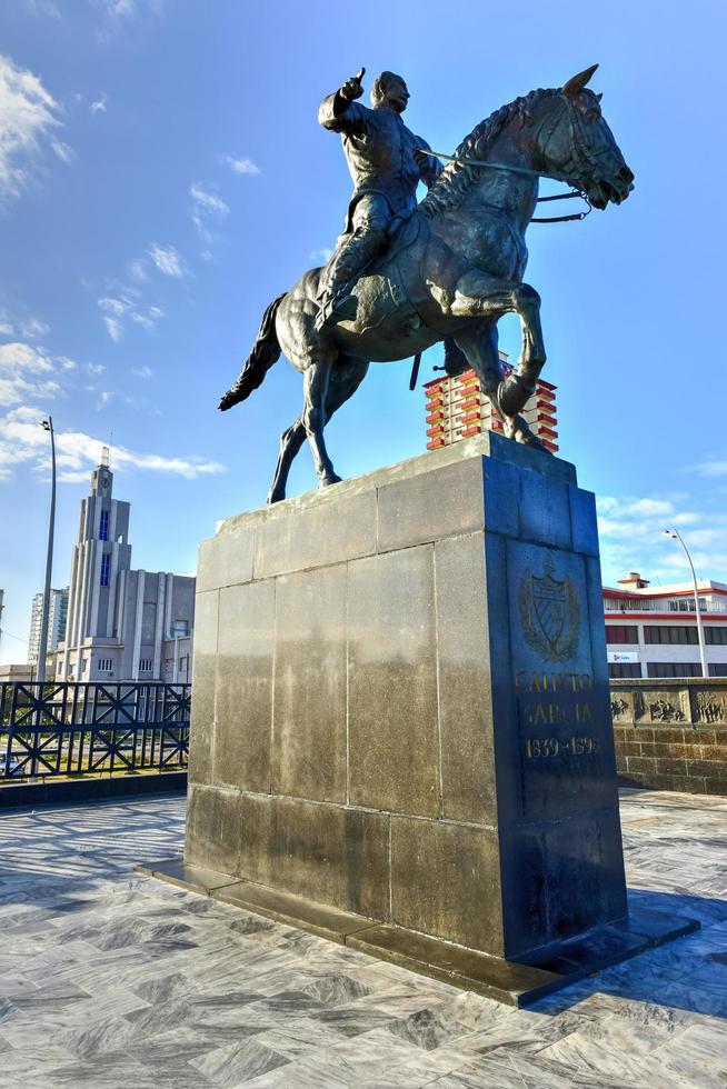 A statue of Calixto Garcia in Havana Cuba, 2022 photo