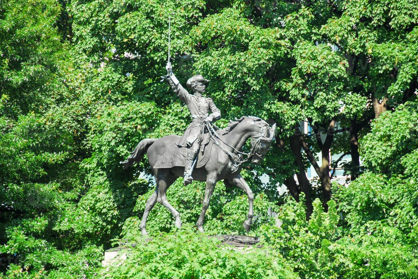 Monumento a la guerra civil en la Grand Army Plaza en Brooklyn, Nueva York foto