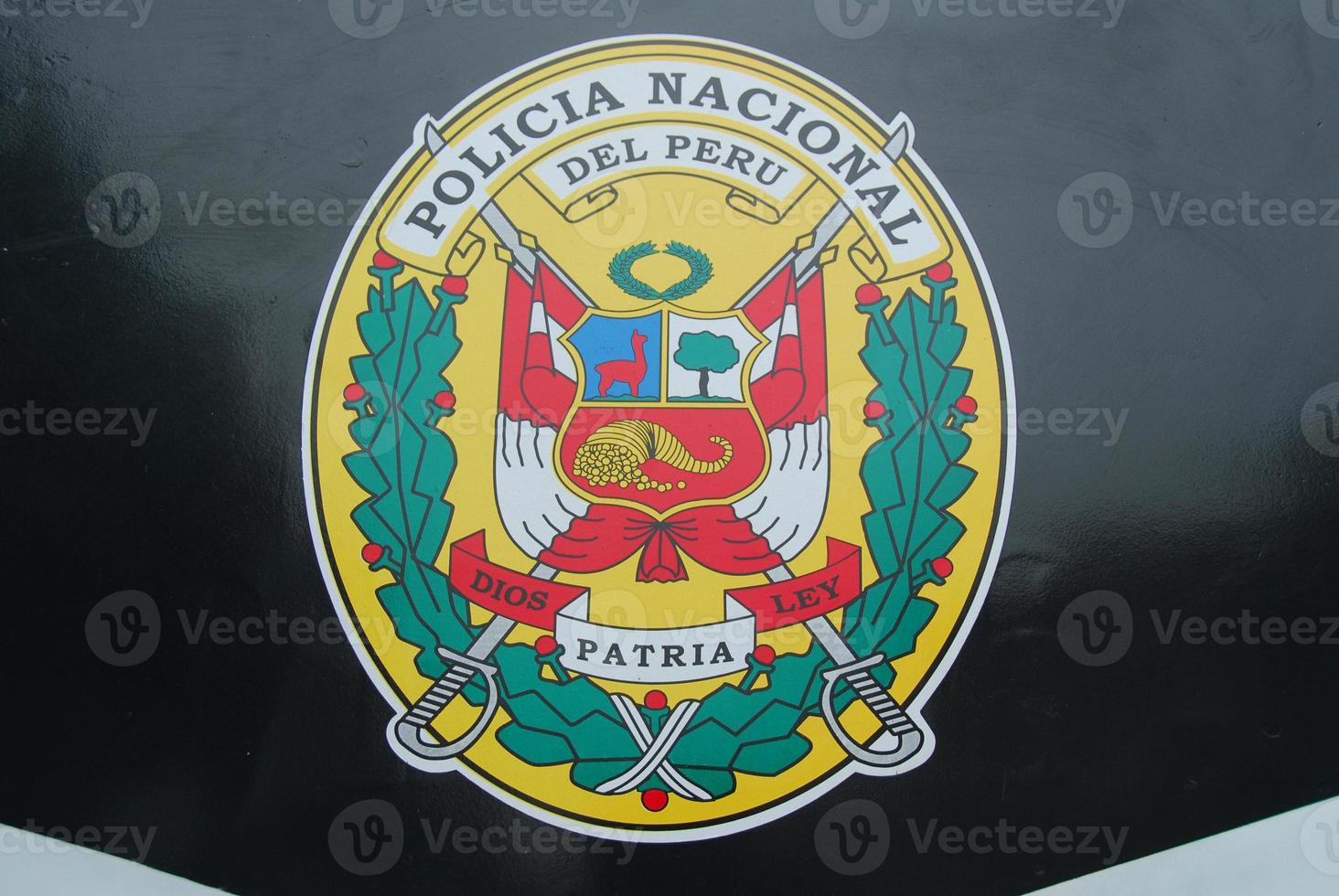 Symbol of the National Police of Peru photo